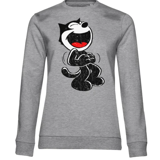 Hand Drawn Felix The Cat Girly Sweatshirt