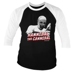 Hannibal The Cannibal Baseball 3/4 Sleeve Tee