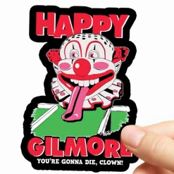 Happy Gilmore Clown Sticker