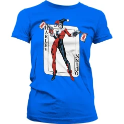 Harley Quinn Card Games Girly Tee
