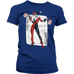 Harley Quinn Card Games Girly Tee