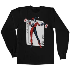 Harley Quinn Card Games Long Sleeve Tee