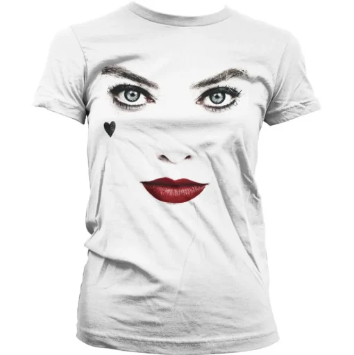 Harley Quinn Face-Up Girly Tee