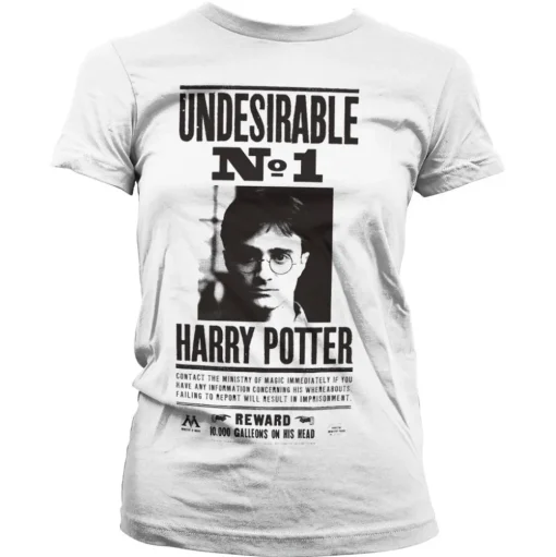 Harry Potter Wanted Poster Girly Tee