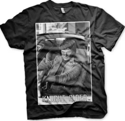 Hasselhoff In Knight Rider T-Shirt