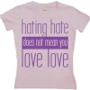 Hating Hate - Love Love - Girly T-shirt