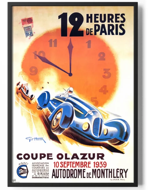12 Heures De Paris Poster