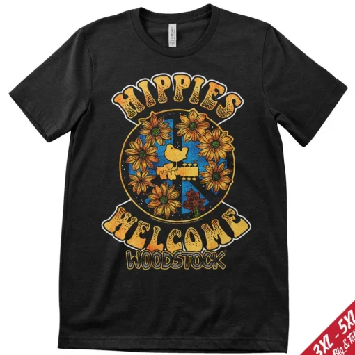 Hippies Welcome Big & Tall T-Shirt