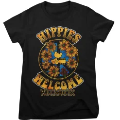 Hippies Welcome Girly Tee