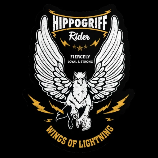 Hippogriff Rider Sticker
