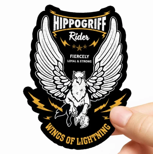 Hippogriff Rider Sticker