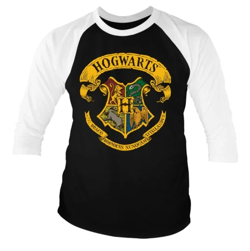 Hogwarts Crest Baseball 3/4 Sleeve Tee