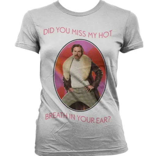 Hot Breath In You Ear Girly T-Shirt