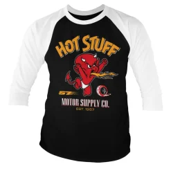 Hot Stuff - Motor Supply Co Baseball 3/4 Sleeve Tee