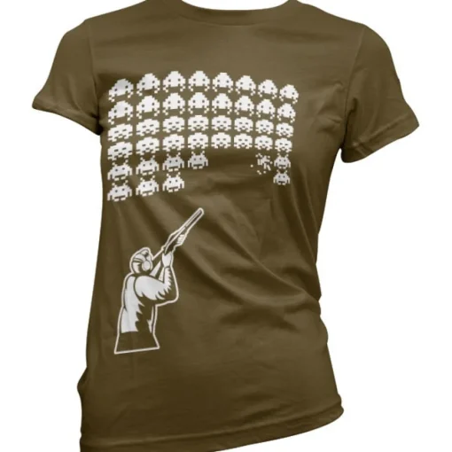 Hunting Invaders Girly T-shirt
