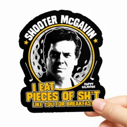I Eat Pieces Of Sh*t Like You For Breakfast Sticker