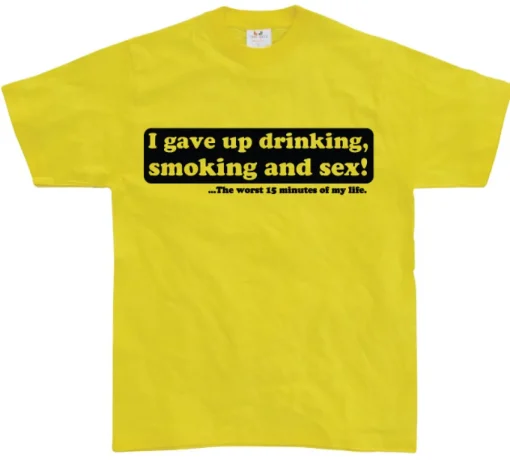 I Gave Up Drinking... T-Shirt