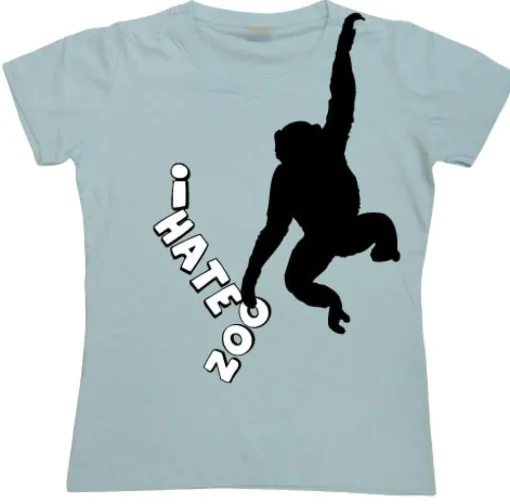 I Hate Zoo Girly T-shirt
