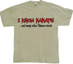 I Know Karate T-Shirt