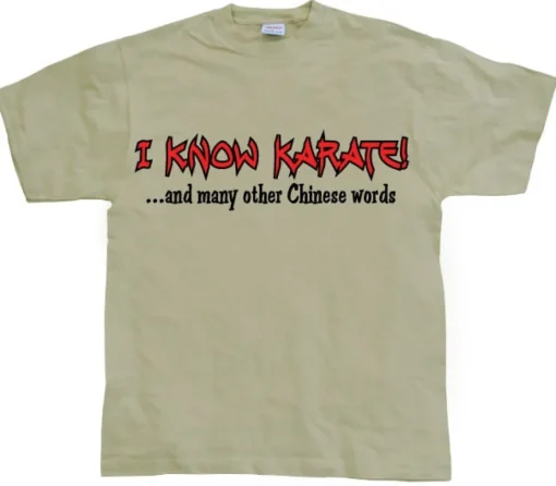I Know Karate T-Shirt