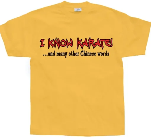 I Know Karate T-Shirt