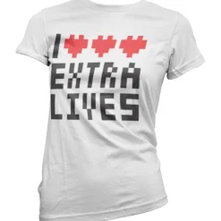 I Love Extra Lives Girly Tee