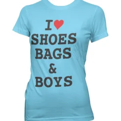 I Love Shoes, Bags & Boys Girly Tee