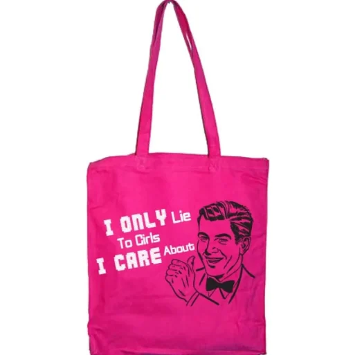 I Only Lie To Girls Tote Bag