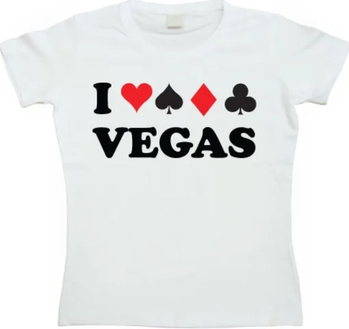 I Play Vegas Girly T-shirt
