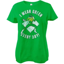 I Wear Green Every Day Girly Tee