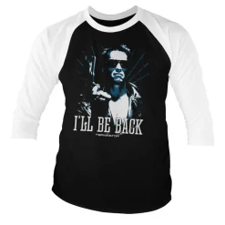 I'll Be Back - Duotone Baseball 3/4 Sleve T-Shirt