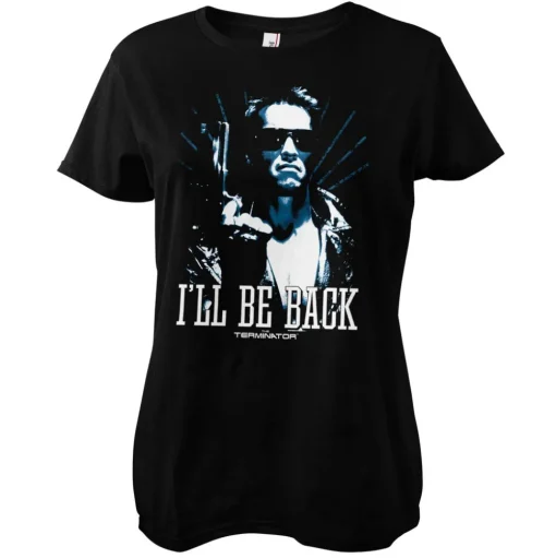 I'll Be Back - Duotone Girly Tee