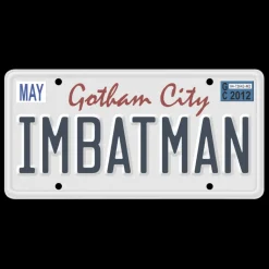 I'm Batman License Plate Sticker