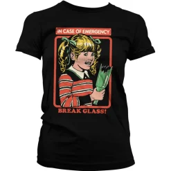 In Case of Emergency - Break Glass Girly Tee