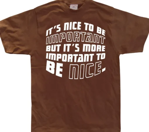 ItÂ´s Nice To Be Important... T-Shirt