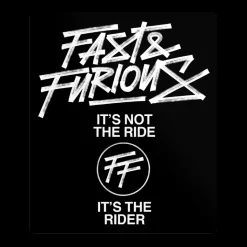 It's Not The Ride - It's The Rider Sticker