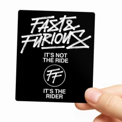 It's Not The Ride - It's The Rider Sticker