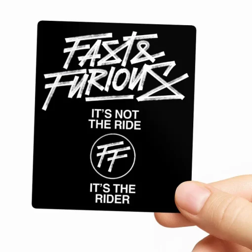 It's Not The Ride - It's The Rider Sticker