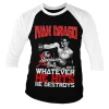 Ivan Drago - The Siberian Bull Baseball 3/4 Sleeve Tee