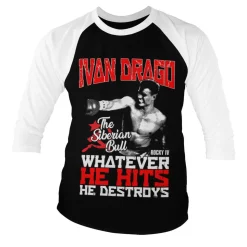 Ivan Drago - The Siberian Bull Baseball 3/4 Sleeve Tee