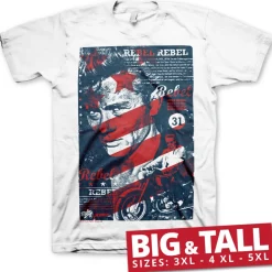 James Dean - Washed Poster Big & Tall T-Shirt