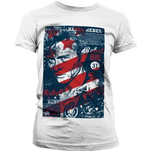 James Dean - Washed Poster Girly Tee