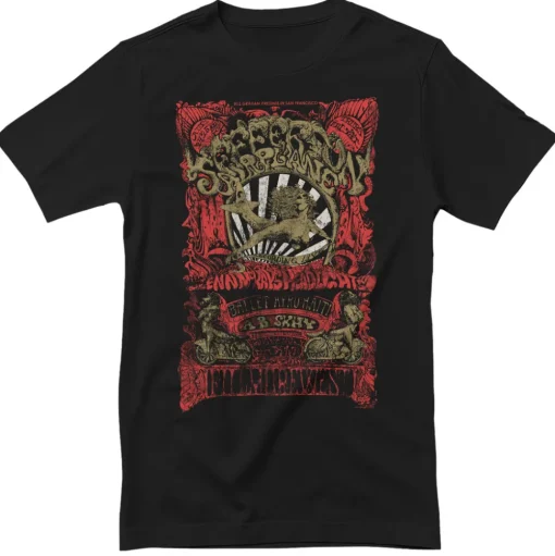 Jefferson Airplane In San Fransisco Poster T-Shirt