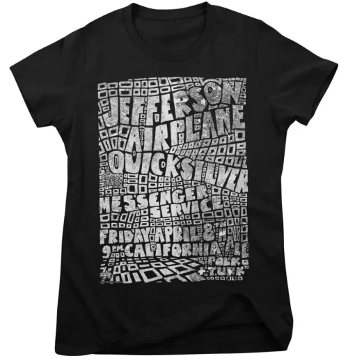 Jefferson Airplane Quicksilver Messenger Service Girly Tee