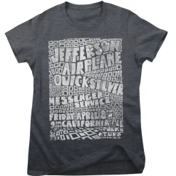 Jefferson Airplane Quicksilver Messenger Service Girly Tee