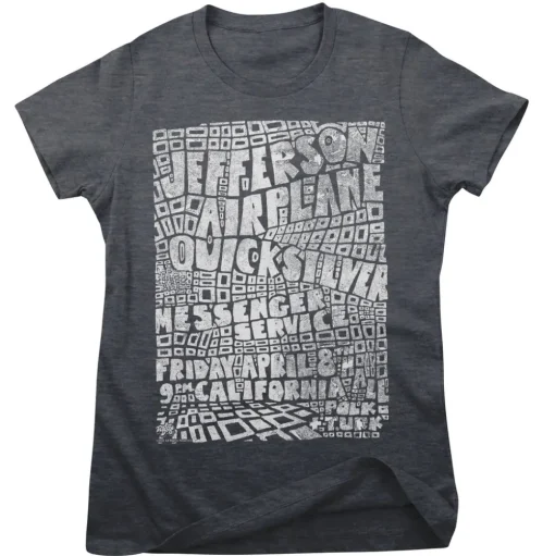 Jefferson Airplane Quicksilver Messenger Service Girly Tee