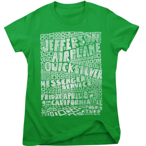 Jefferson Airplane Quicksilver Messenger Service Girly Tee