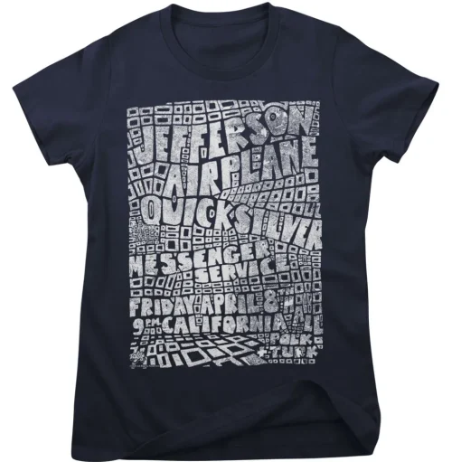 Jefferson Airplane Quicksilver Messenger Service Girly Tee