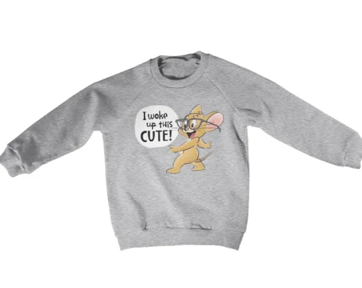 Jerry - I Woke Up This Cute Kids Sweatshirt