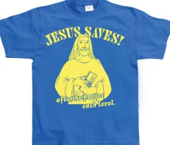 Jesus Saves! ...after he.. T-Shirt